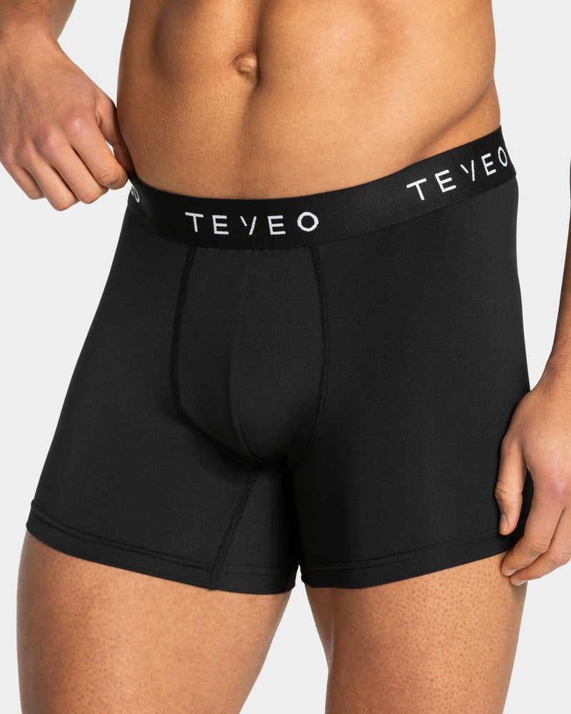 Performance Boxershorts (3er-Pack) "Schwarz"