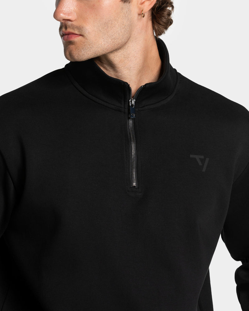 Prime Half Zip Sweater "Schwarz"