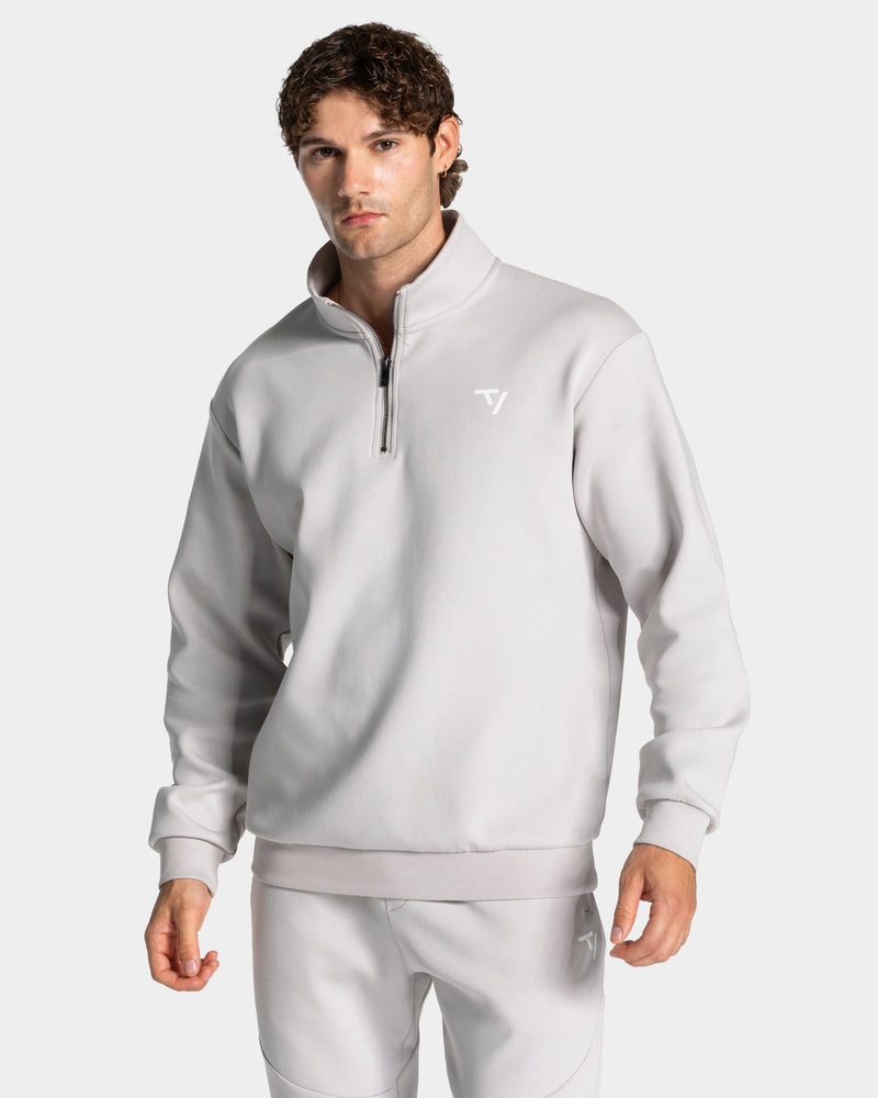 Prime Half Zip Sweater "Silver"