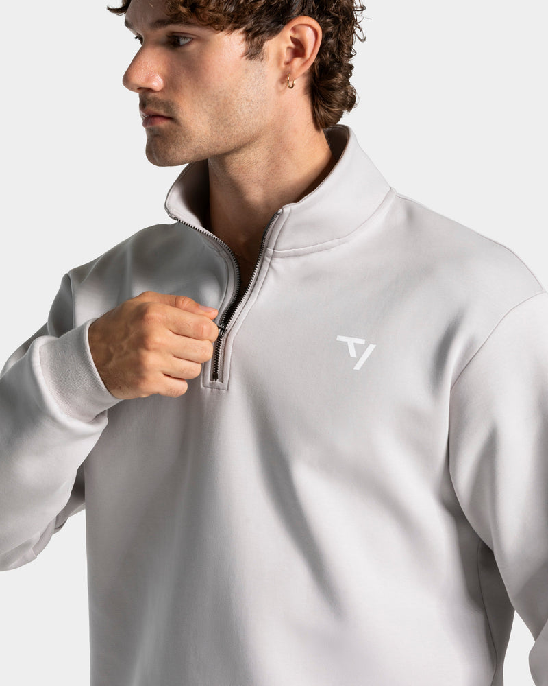 Prime Half Zip Sweater "Silver"