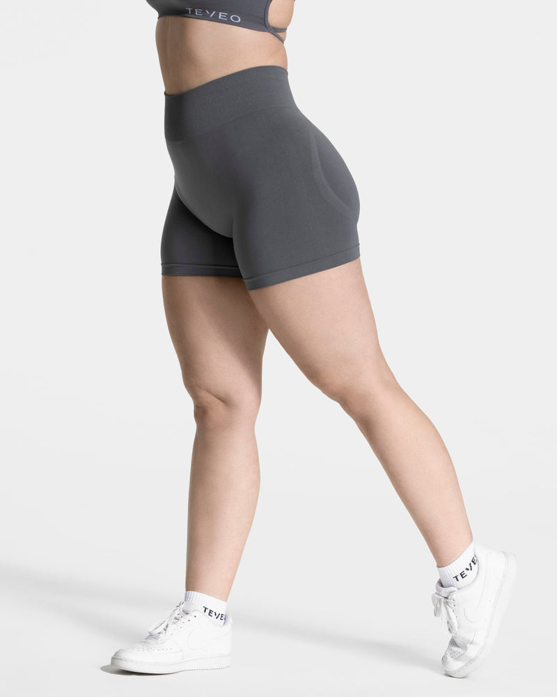 Pure Covert Scrunch Shorts "Graphit"