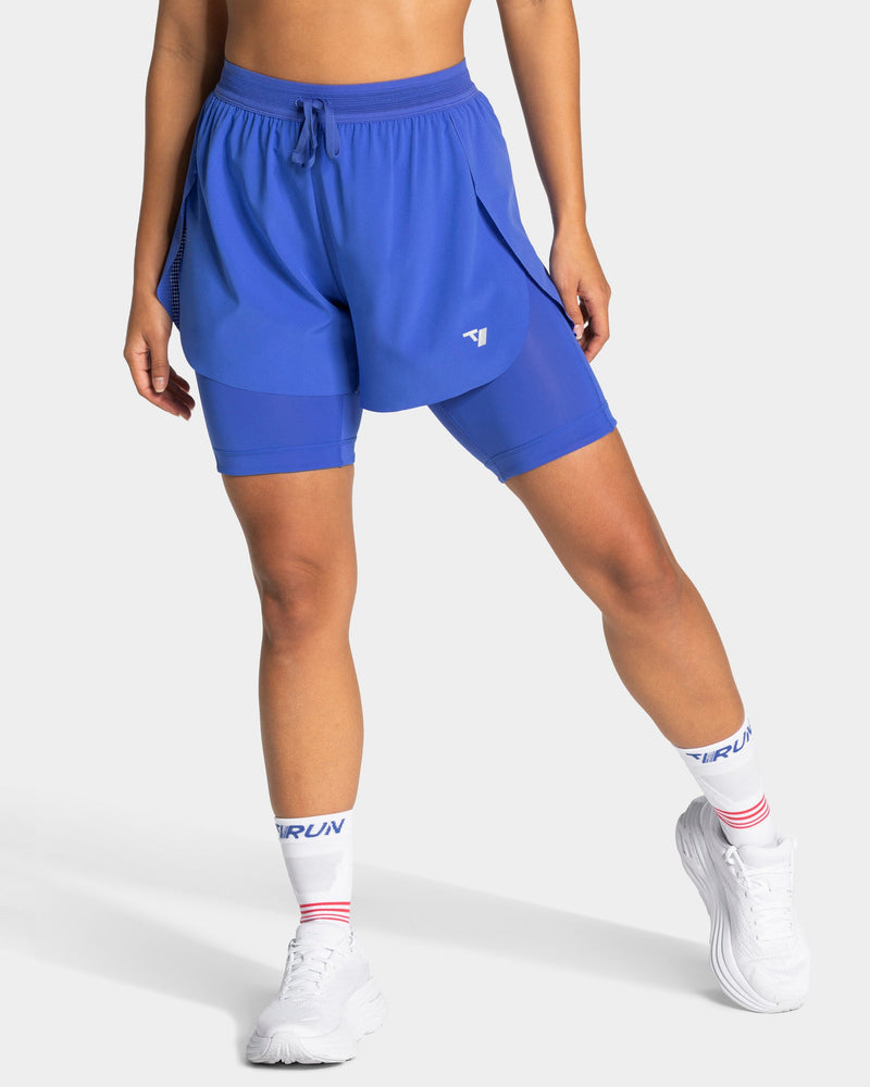 RUN 2in1 Shorts 8 Inch "Royalblau"