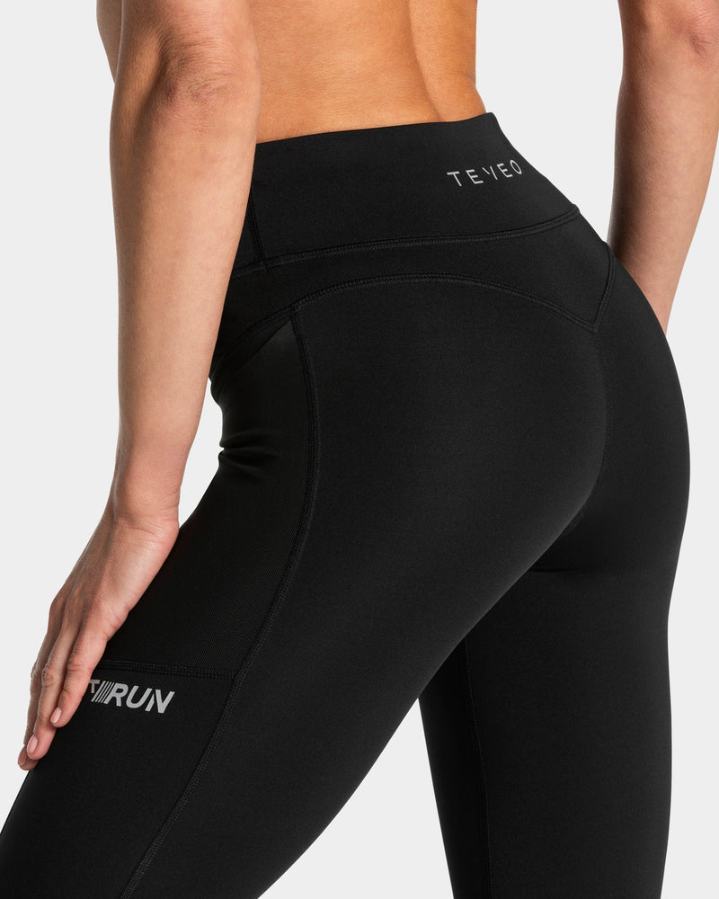 RUN Leggings "Schwarz"
