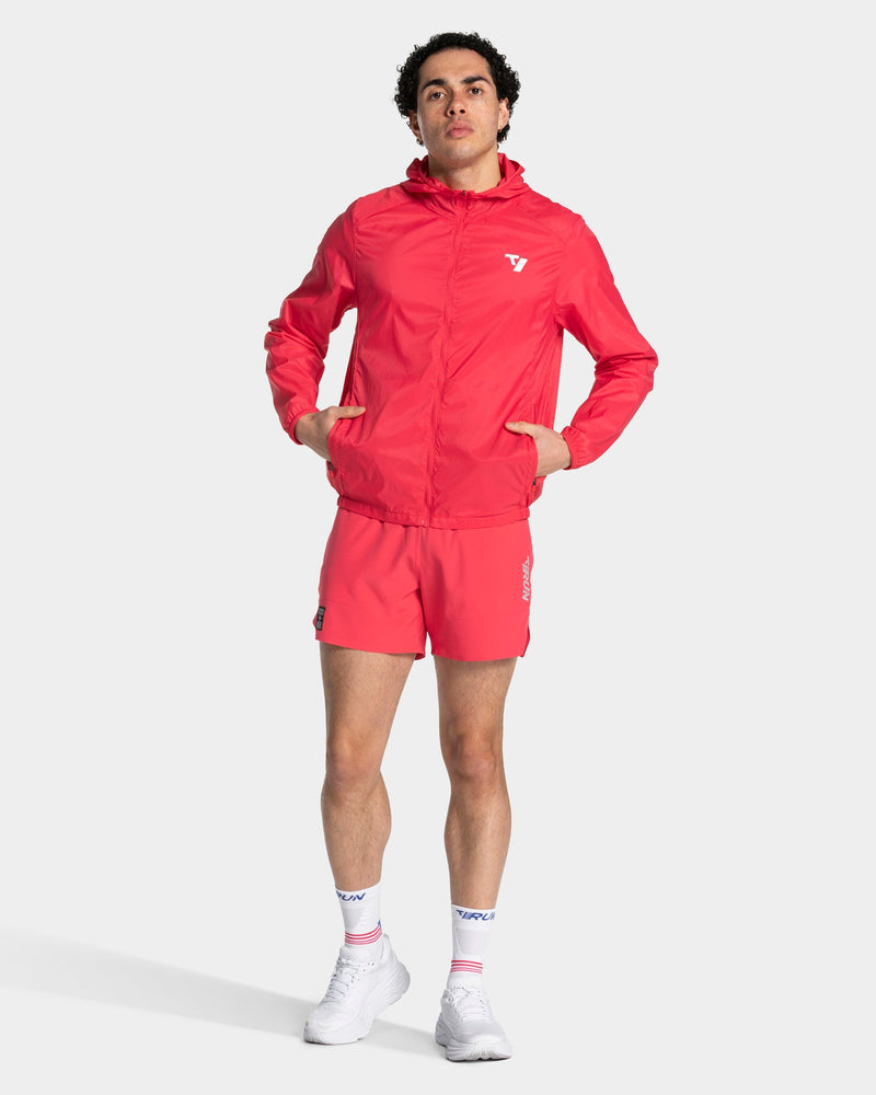RUN Lightweight Zip Jacke "Melon"