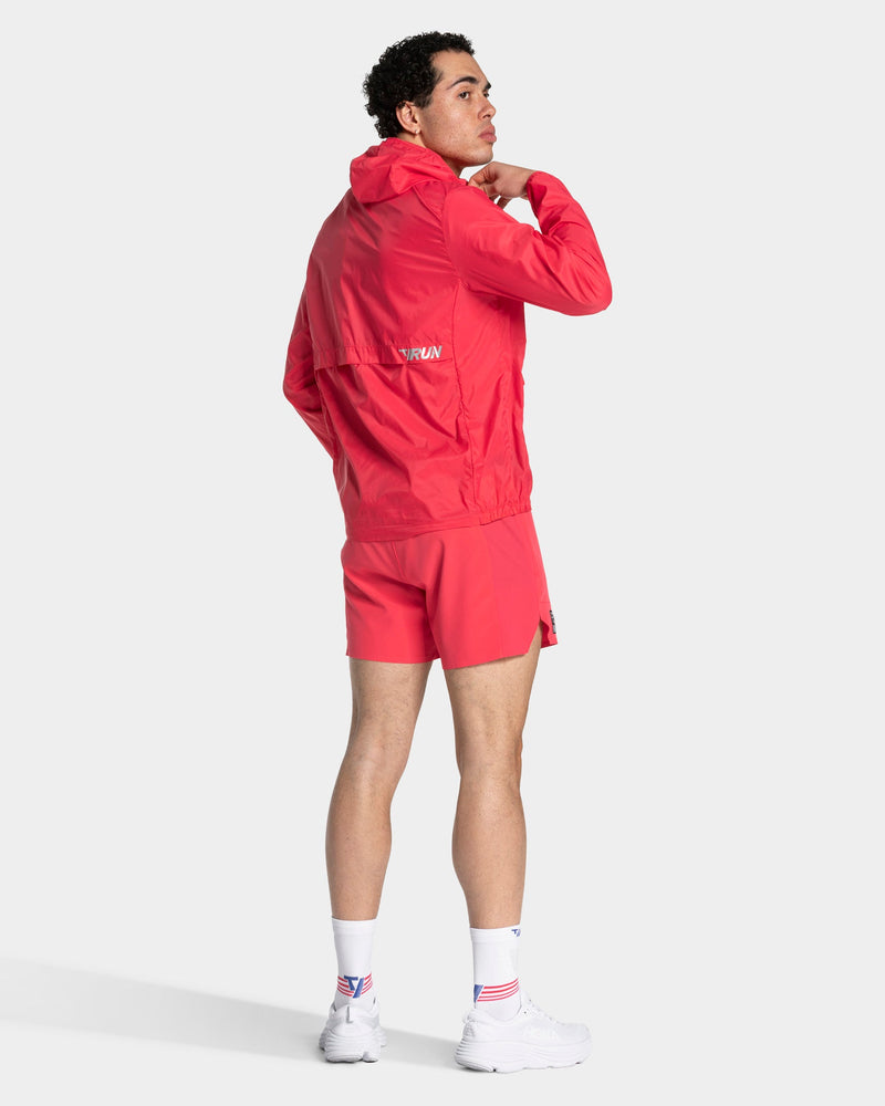 RUN Lightweight Zip Jacke "Melon"