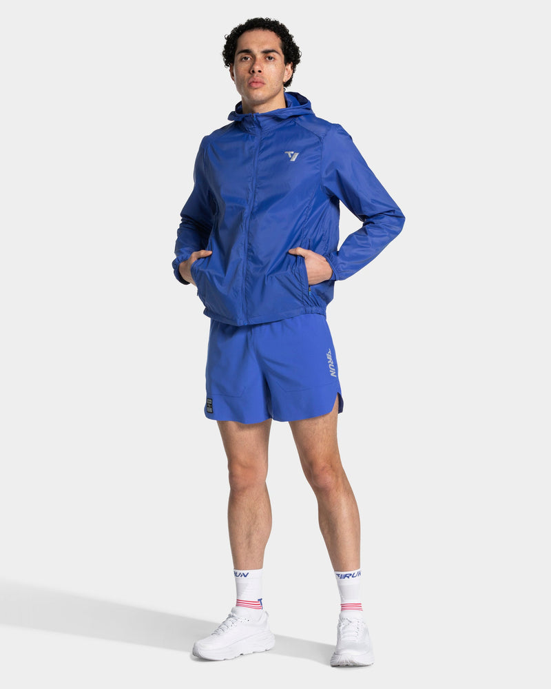 RUN Lightweight Zip Jacke "Royalblau"