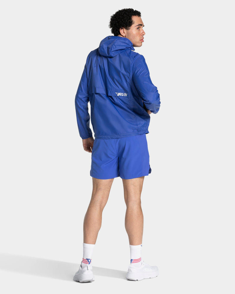 RUN Lightweight Zip Jacke "Royalblau"