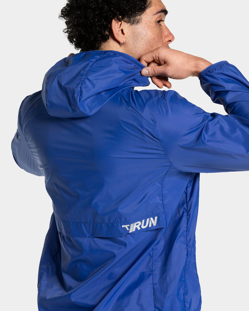 RUN Lightweight Zip Jacke "Royalblau"