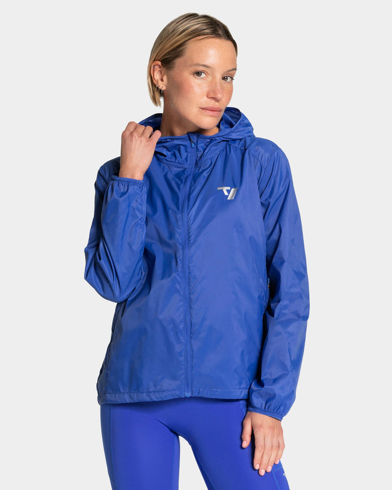 RUN Lightweight Zip Jacke "Royalblau"