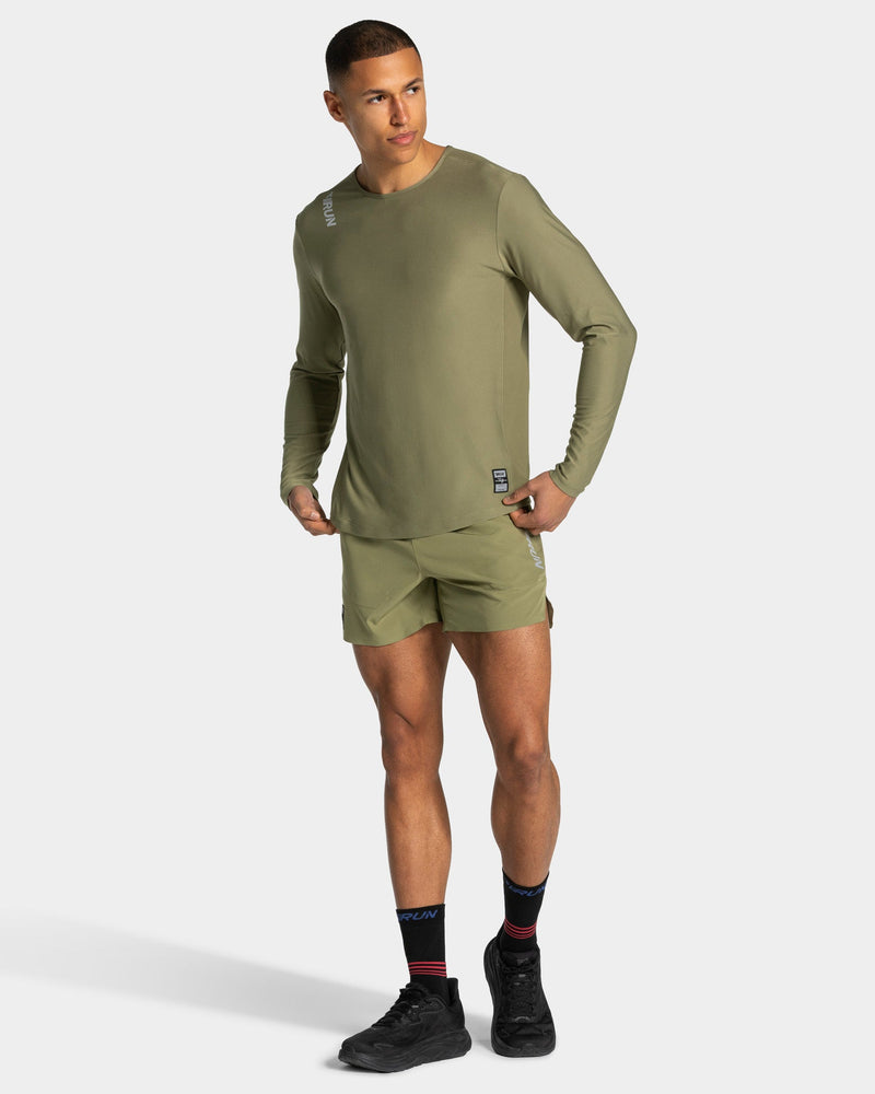 RUN Shorts 5 Inch "Olive"