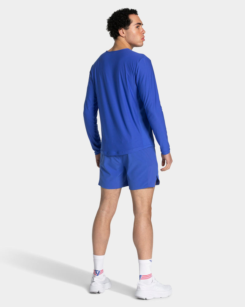 RUN Longsleeve "Royalblau"