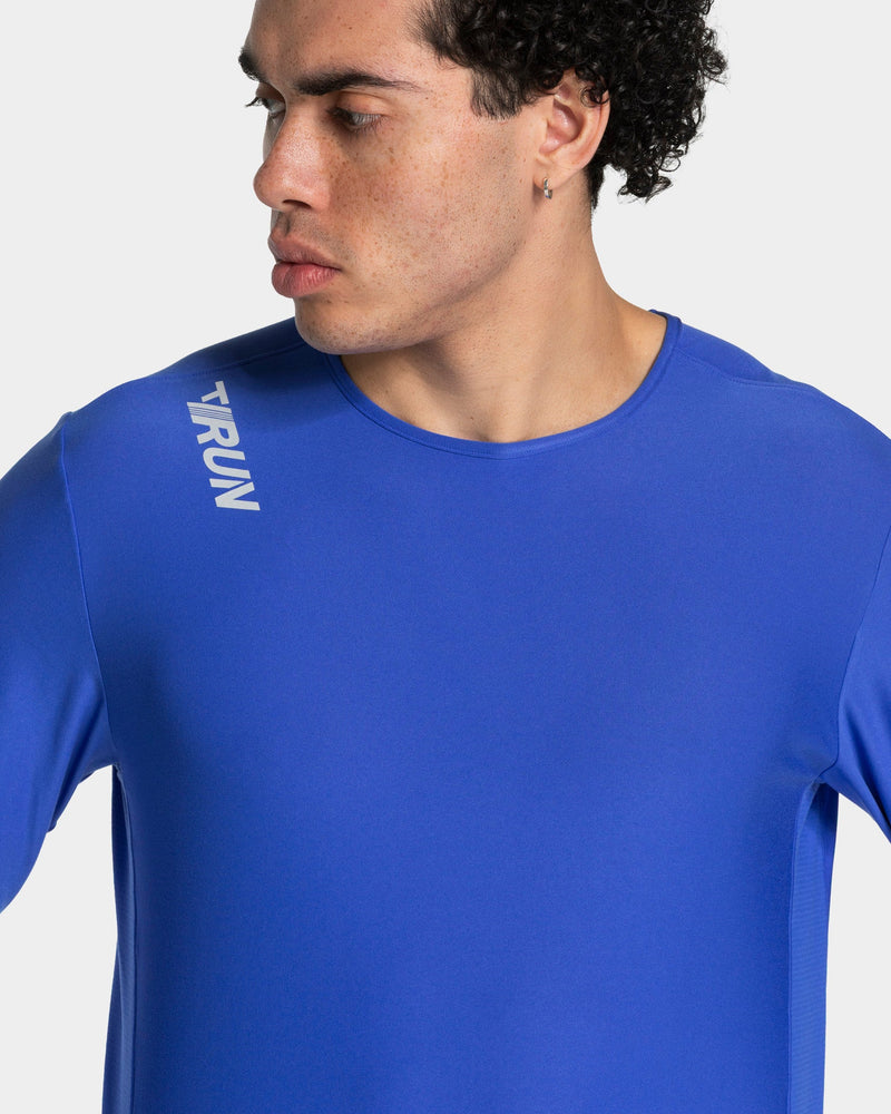 RUN Longsleeve "Royalblau"