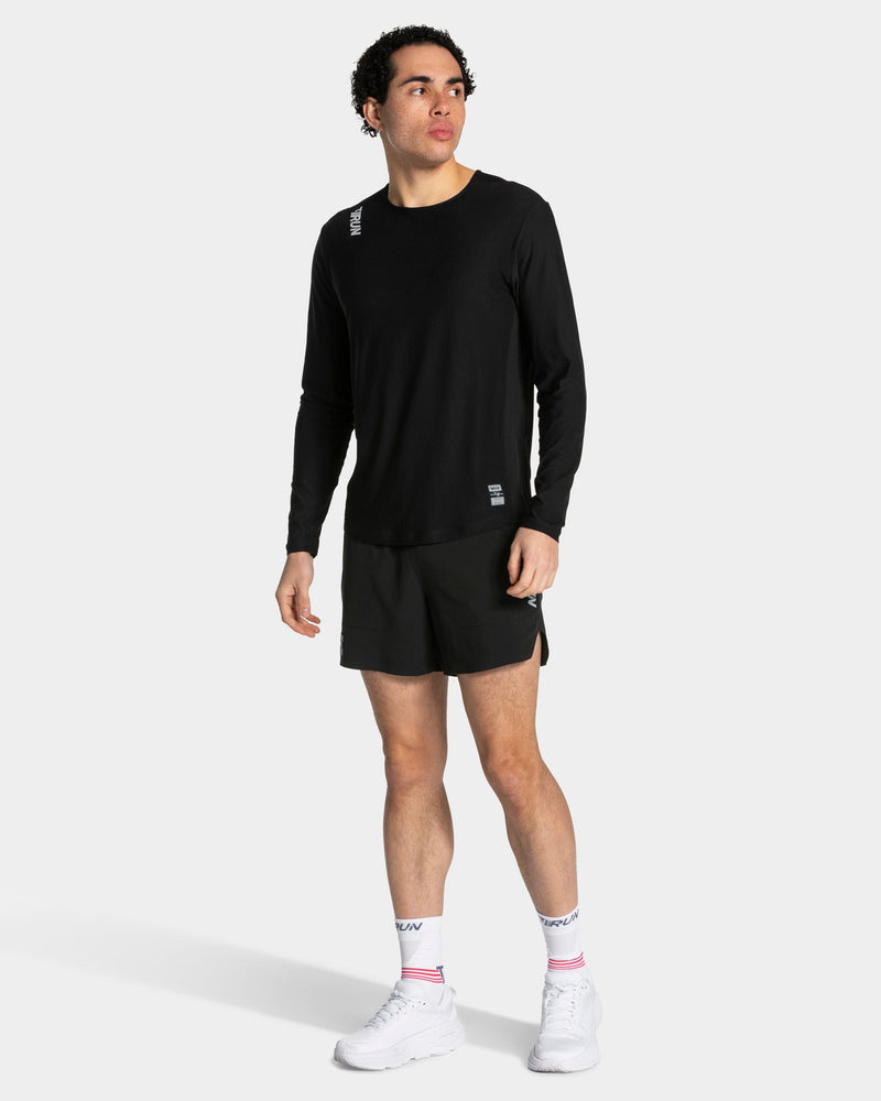 RUN Shorts 5 Inch "Schwarz"