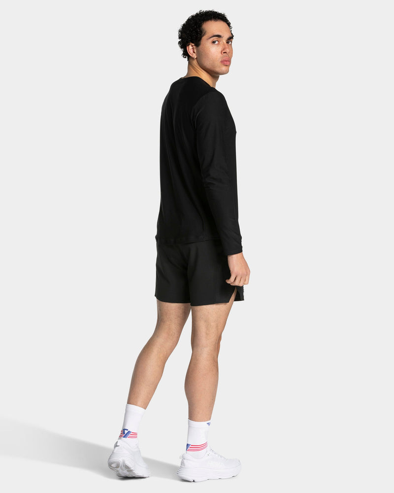 RUN Shorts 5 Inch "Schwarz"
