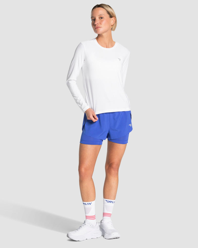 RUN Longsleeve "Weiß"