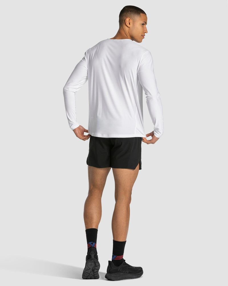 RUN Longsleeve "Weiß"