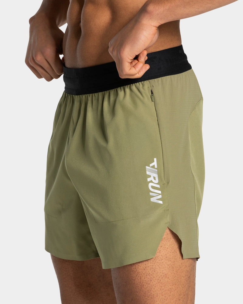 RUN Shorts 5 Inch "Olive"