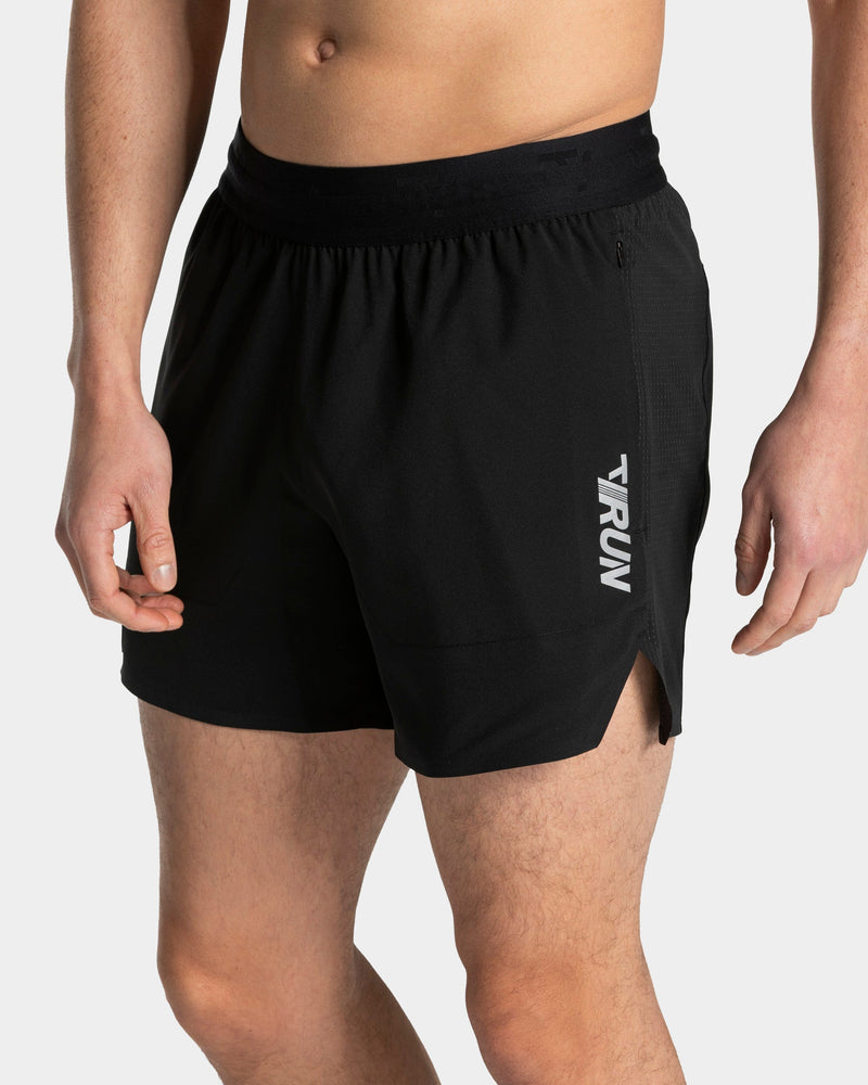 RUN Shorts 5 Inch "Schwarz"
