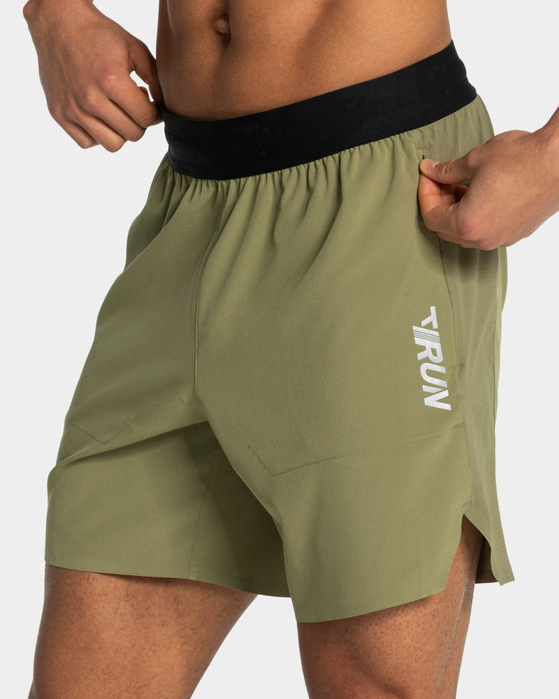 RUN Shorts 7 Inch "Olive"
