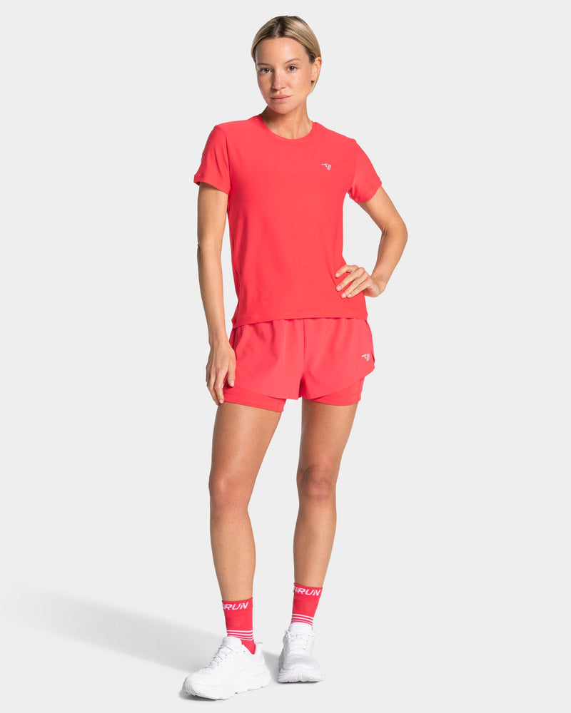 RUN 2in1 Shorts 5 Inch "Melon"