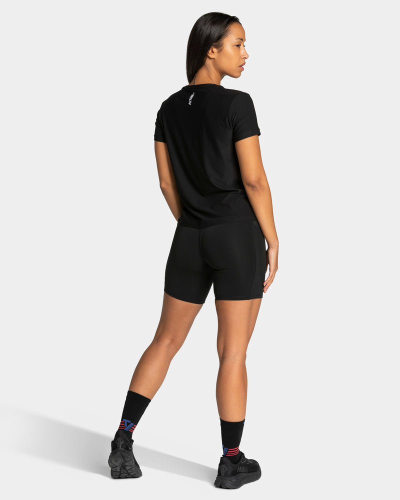 RUN T-Shirt "Schwarz"