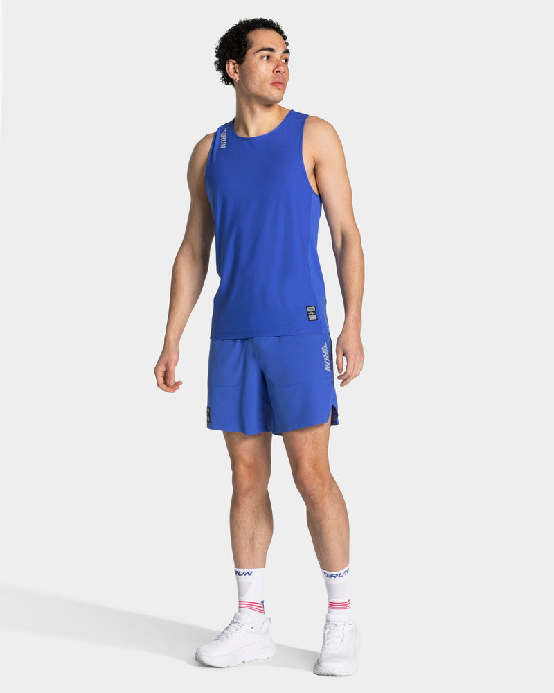 RUN Shorts 7 Inch "Royalblau"