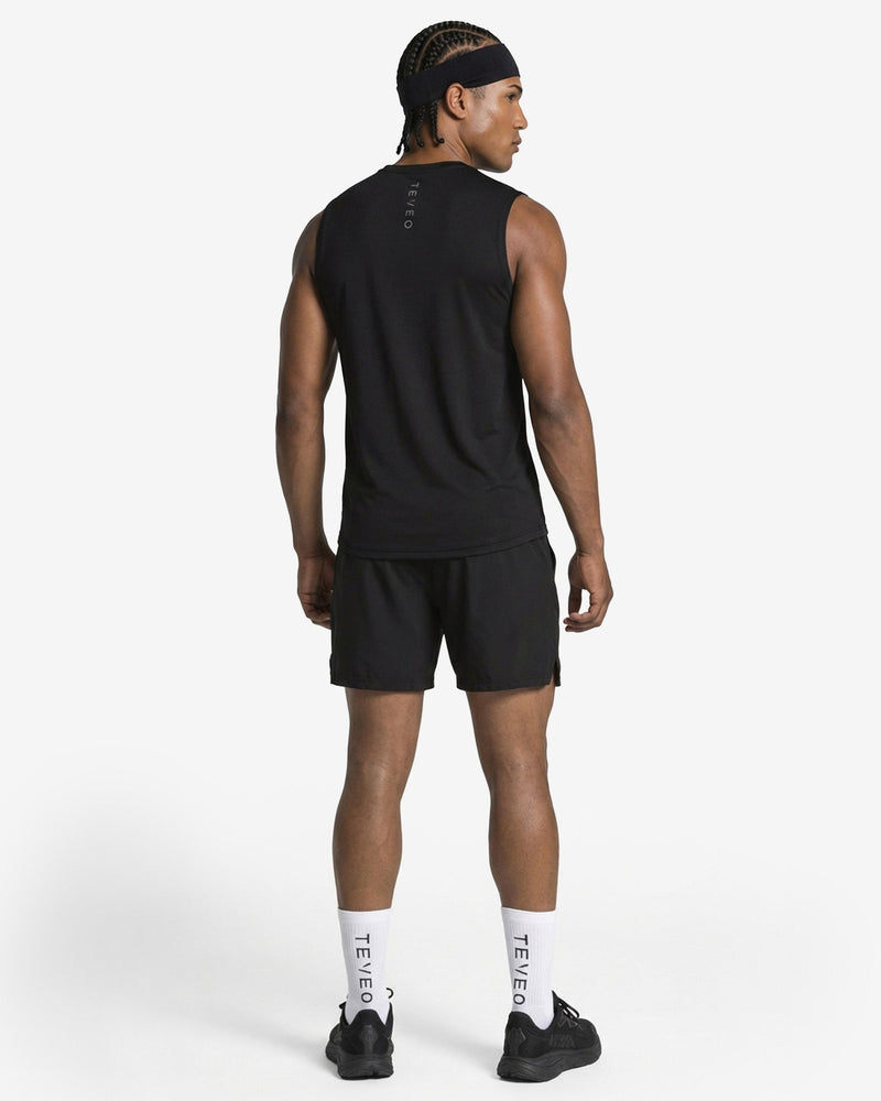 END Running 2in1 Shorts "Schwarz"