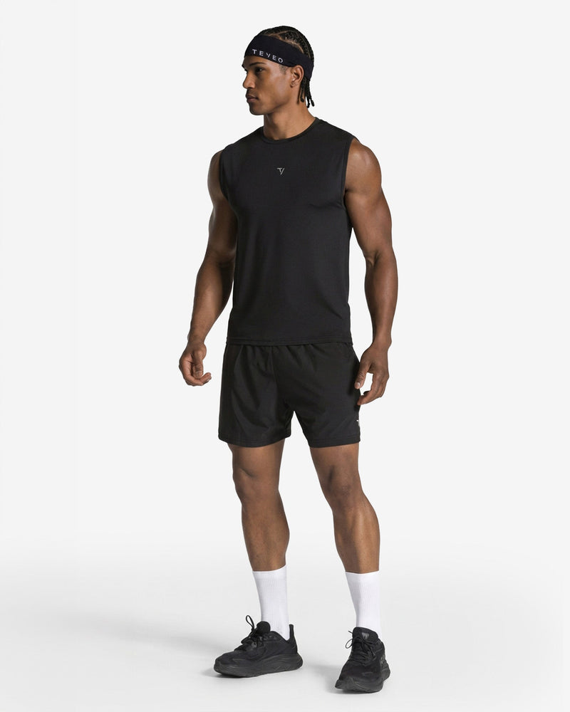 END Running 2in1 Shorts "Schwarz"