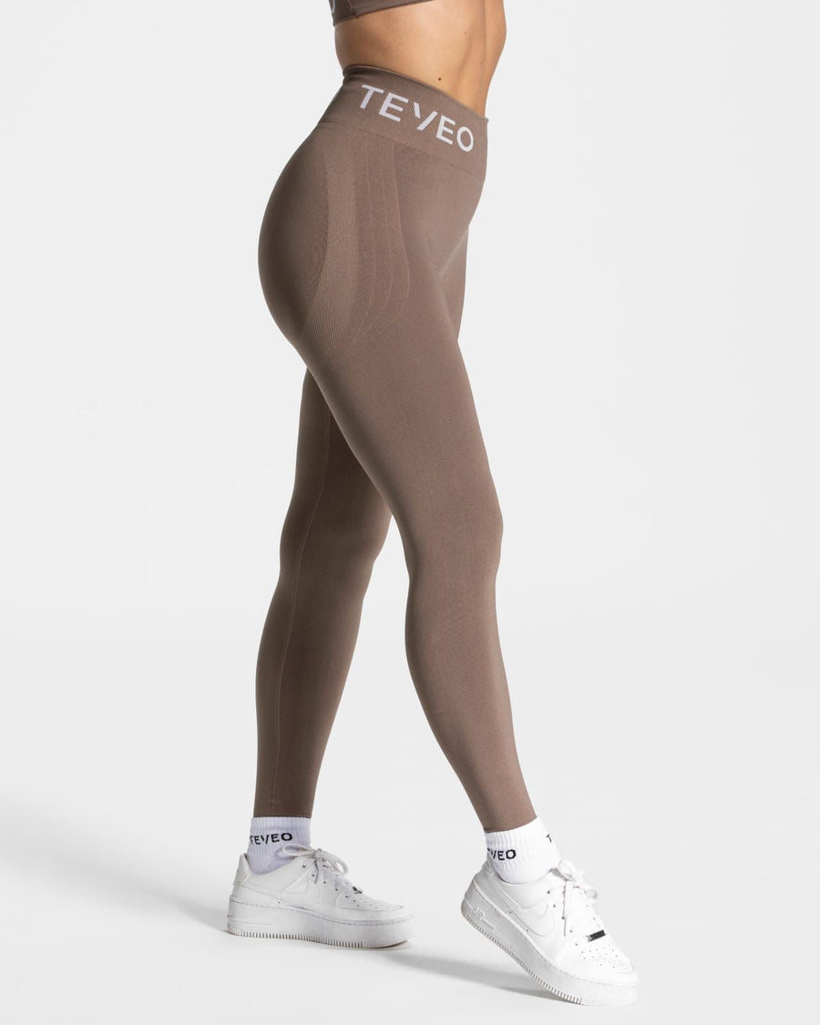 Signature Covert Scrunch Leggings "Mokka"