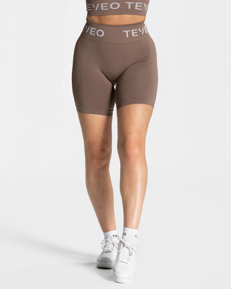 Signature Scrunch Shorts "Mokka"