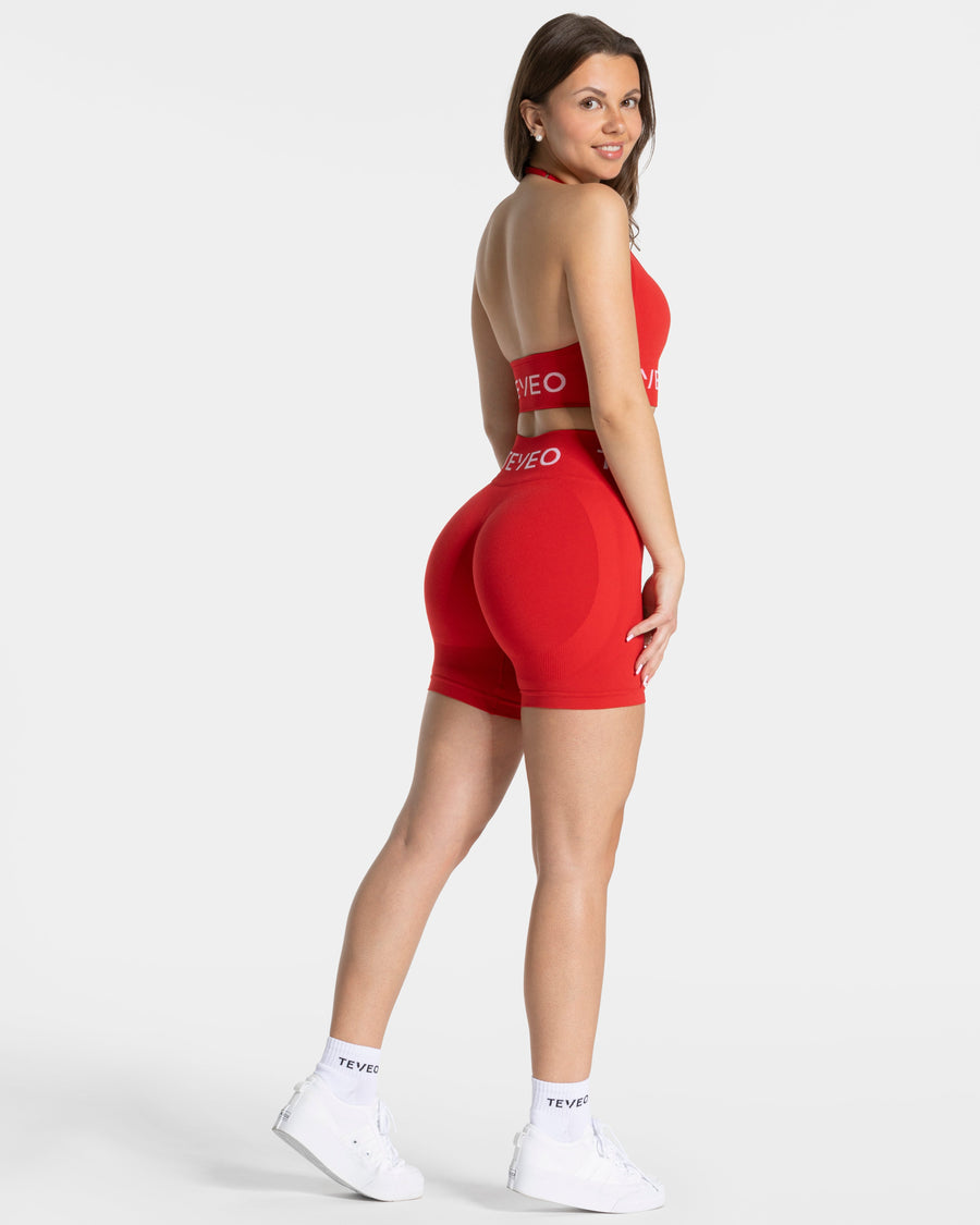 Signature Covert Scrunch Shorts "Rot"