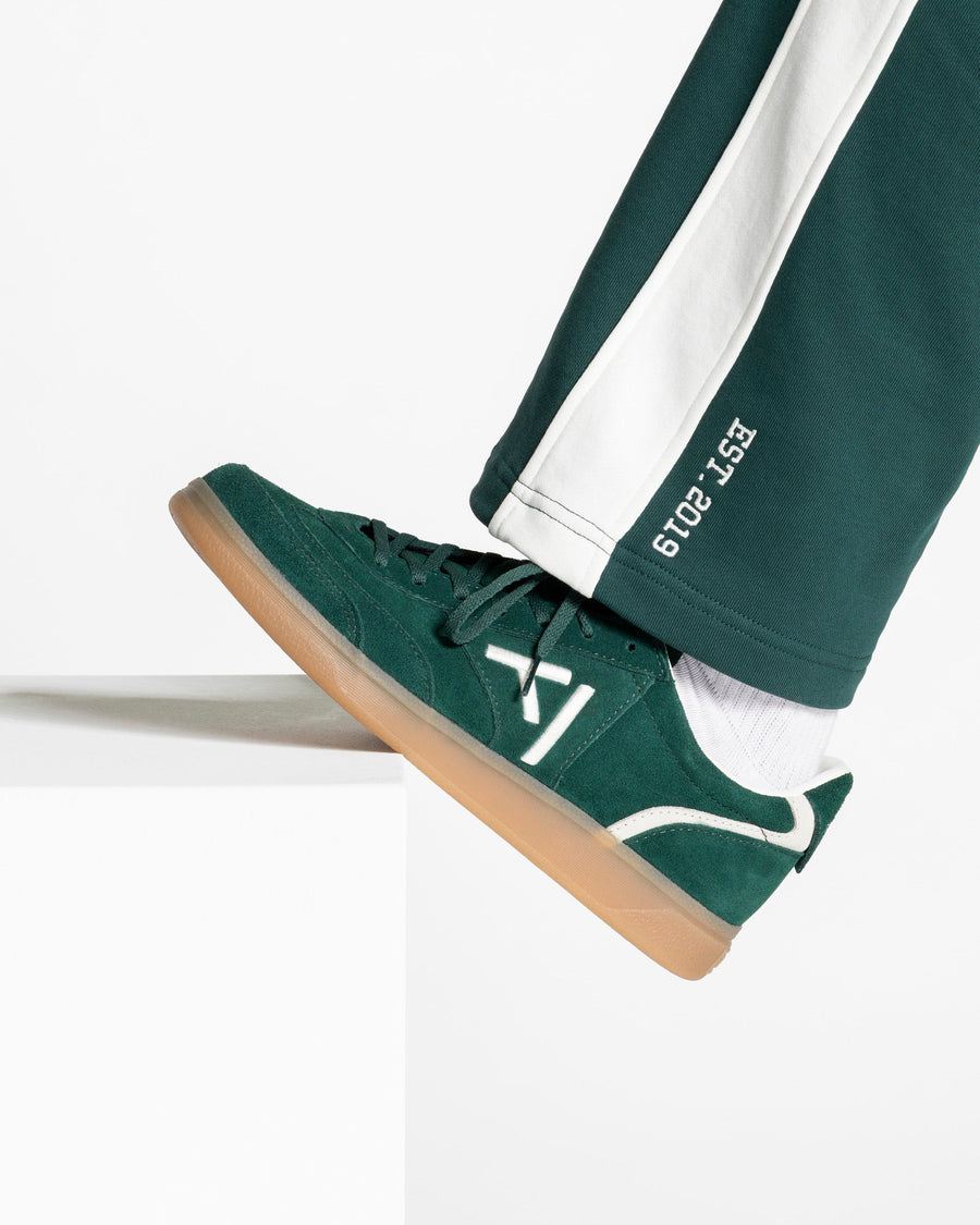 Classic Sneaker Men "Dunkelgrün - Off White"