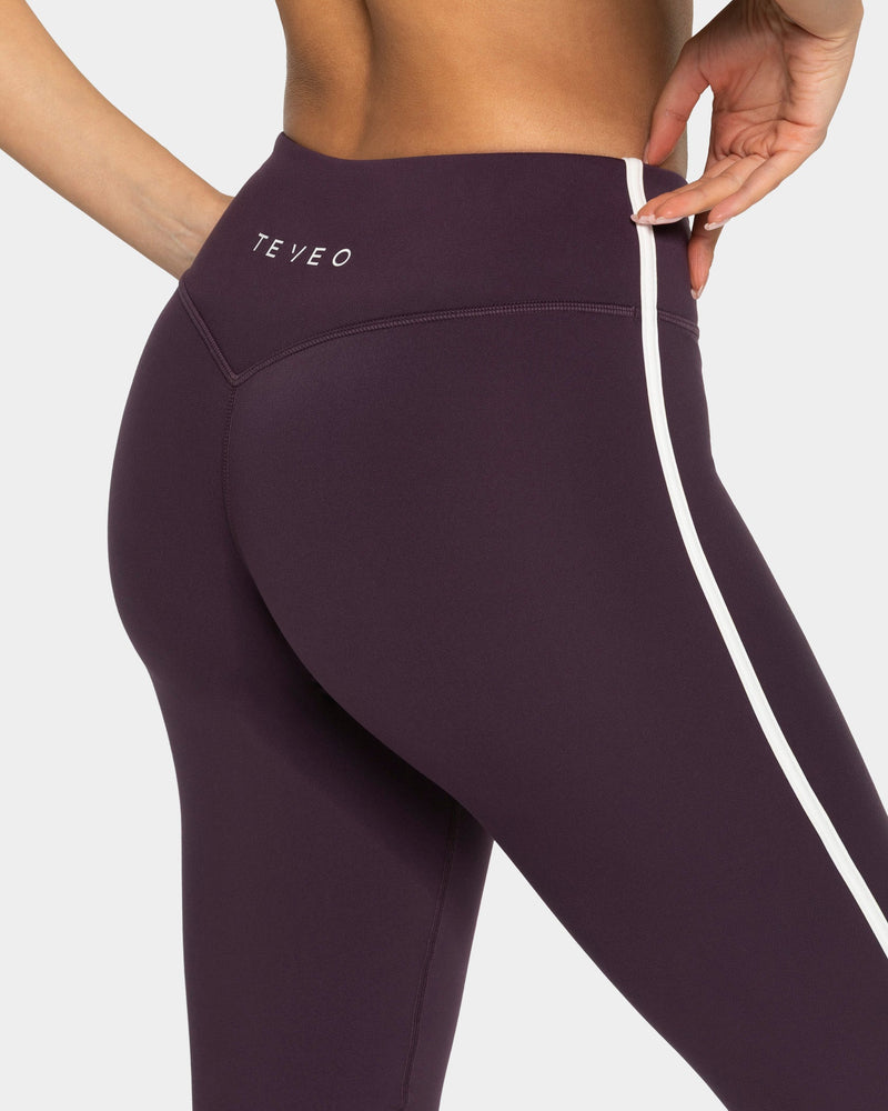 Soft Flared Leggings Regular "Blackberry"