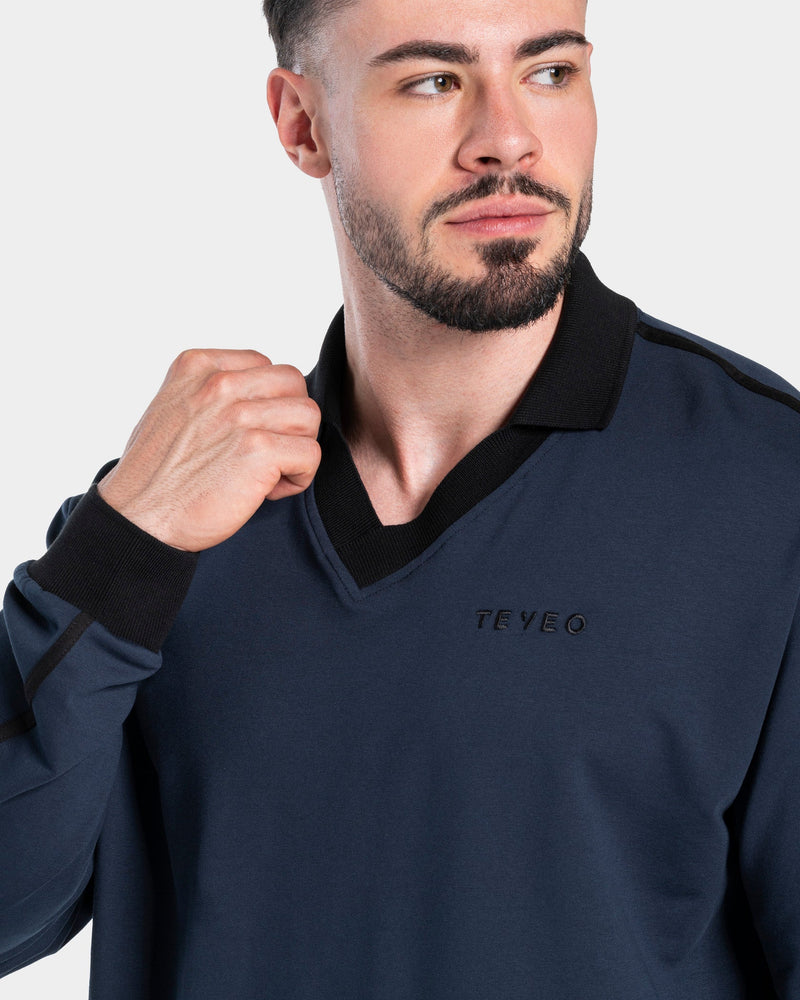 Soft Polo Longsleeve "Midnight"