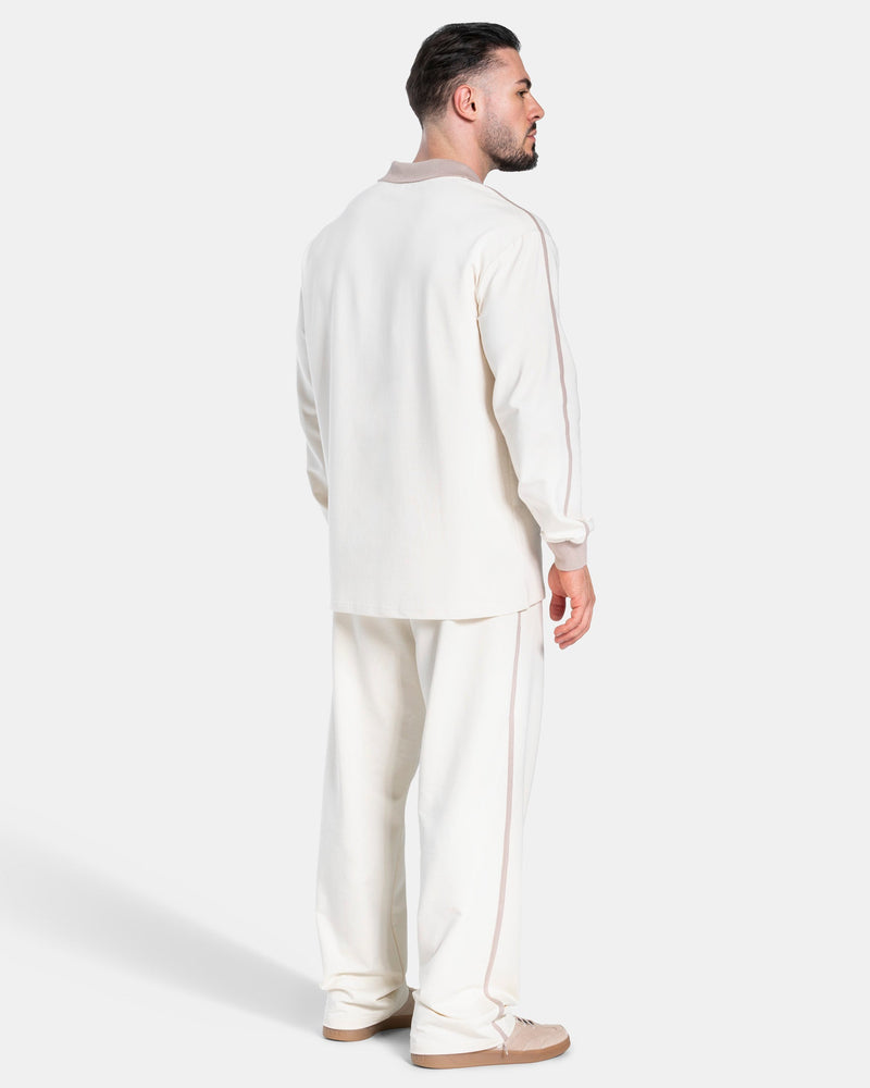 Soft Straight Leg Jogger "Off White"