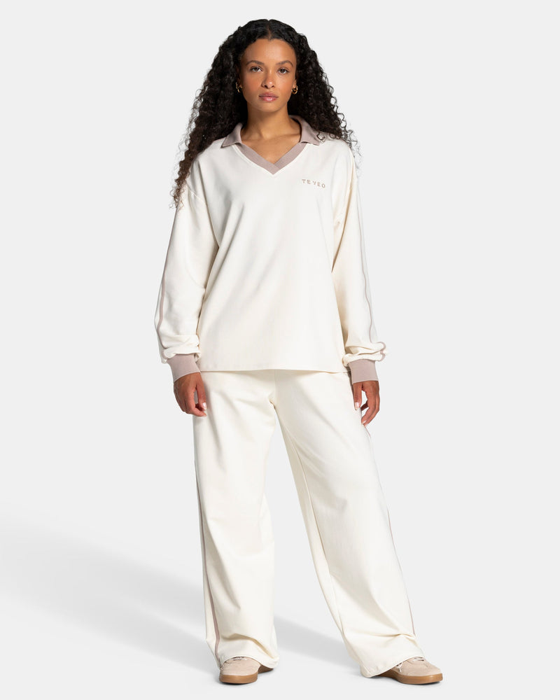Soft Polo Longsleeve "Off White"
