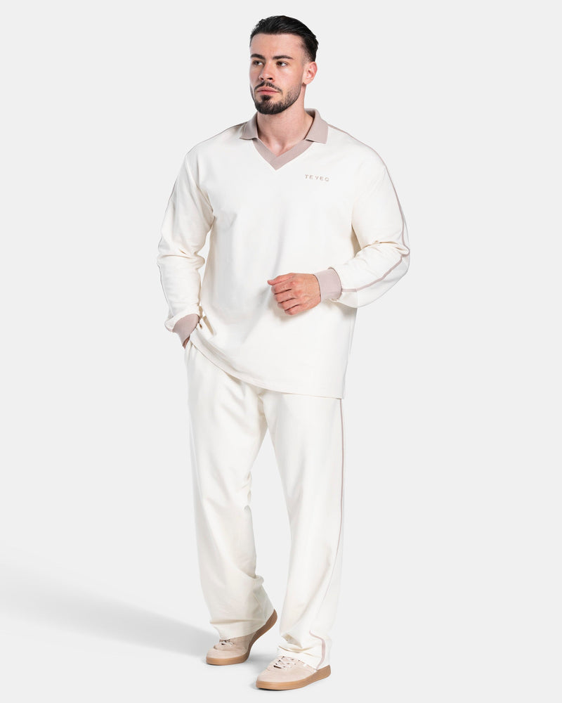 Soft Straight Leg Jogger "Off White"