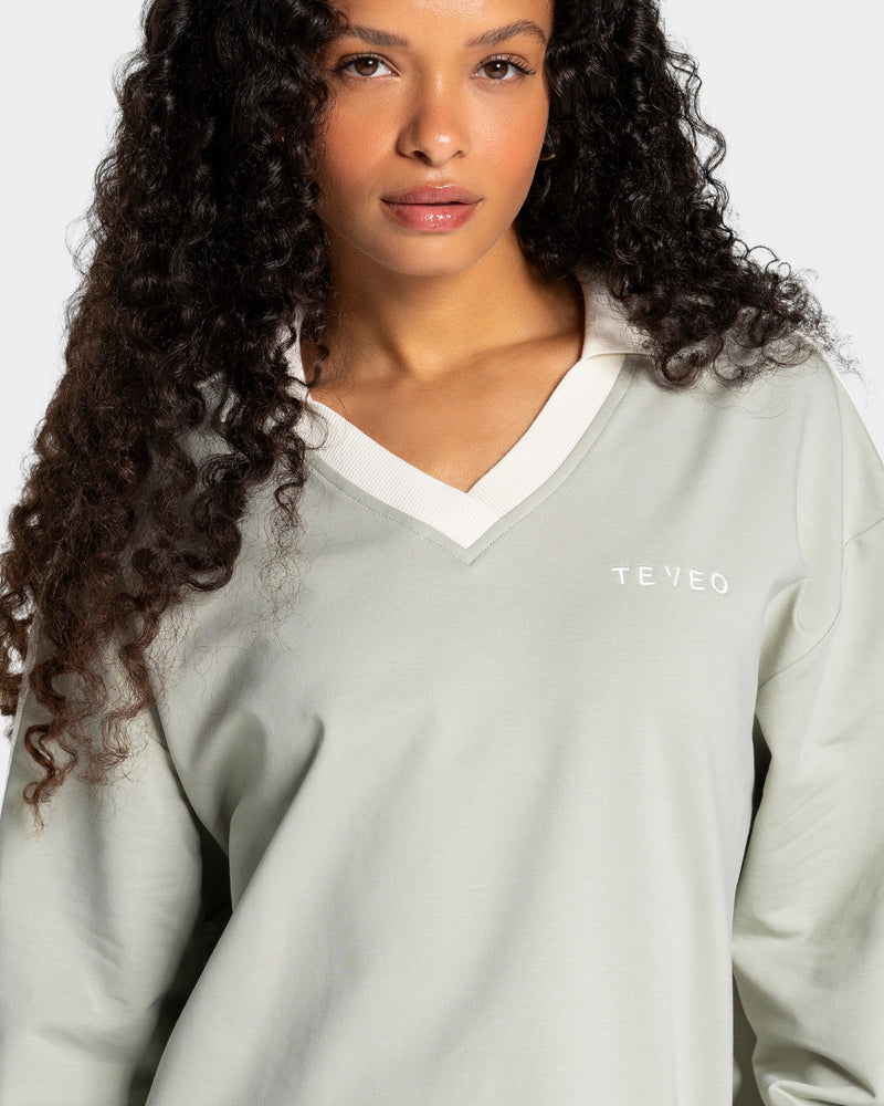 Soft Polo Longsleeve "Pistachio"