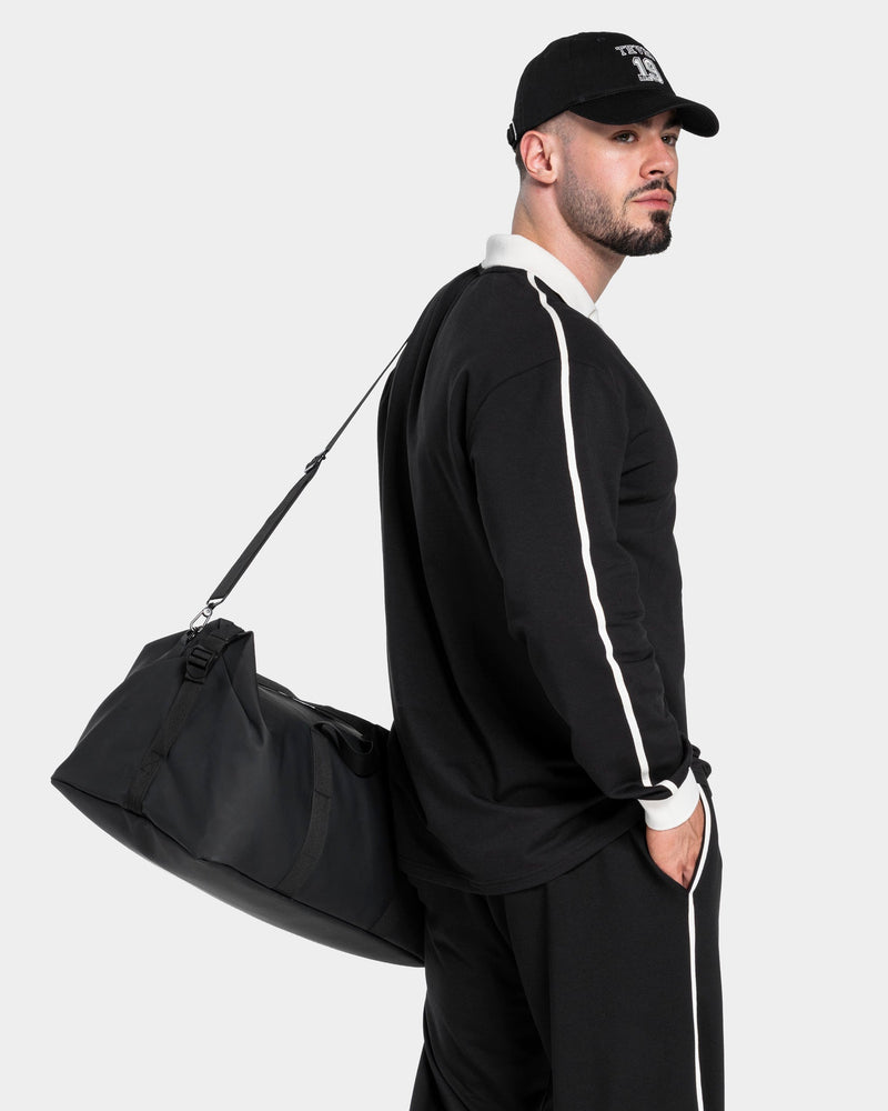 Soft Polo Longsleeve "Schwarz"