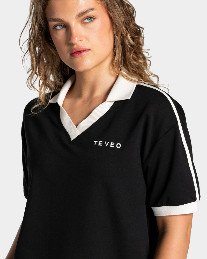 Soft Polo T-Shirt "Schwarz"