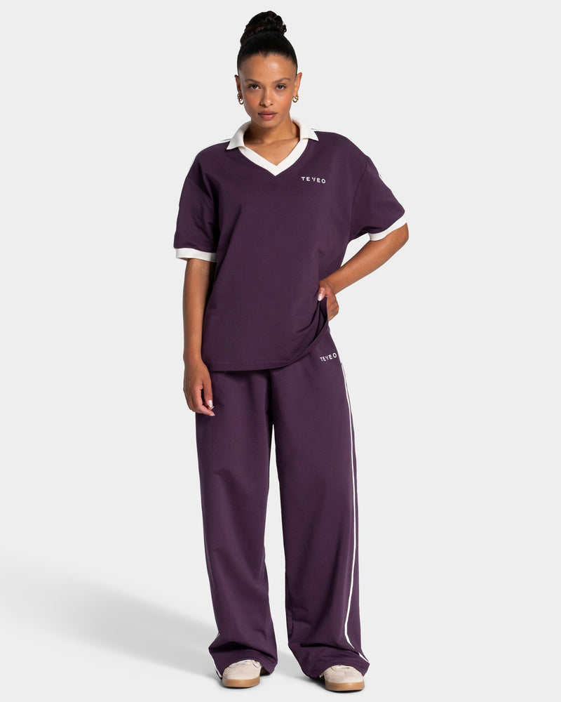 Soft Wide Leg Jogger Tall "Blackberry"