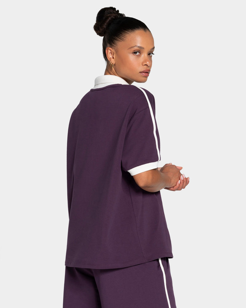 Soft Polo T-Shirt "Blackberry"