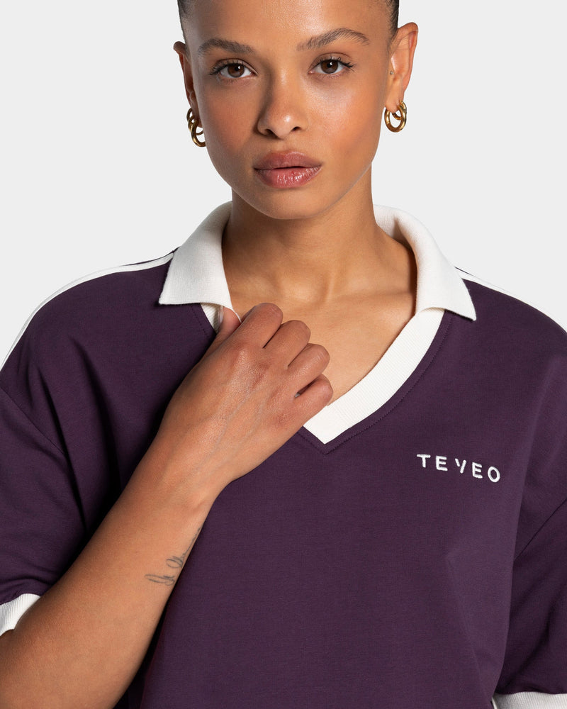 Soft Polo T-Shirt "Blackberry"