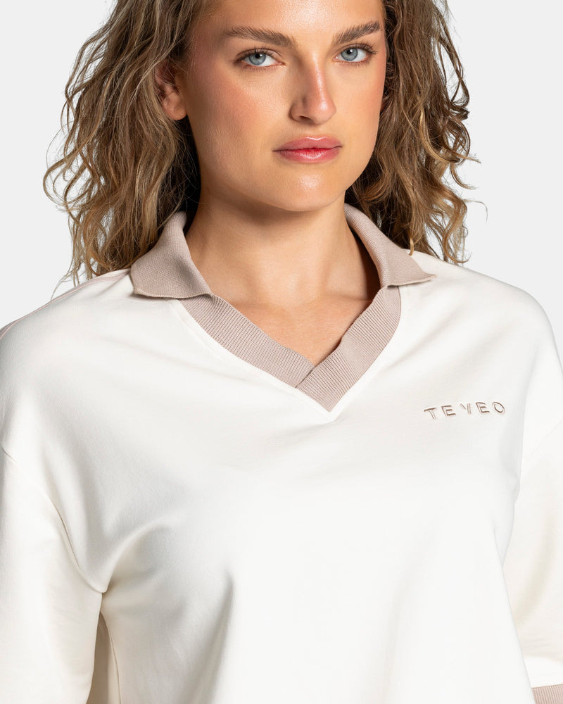 Soft Polo T-Shirt "Off White"