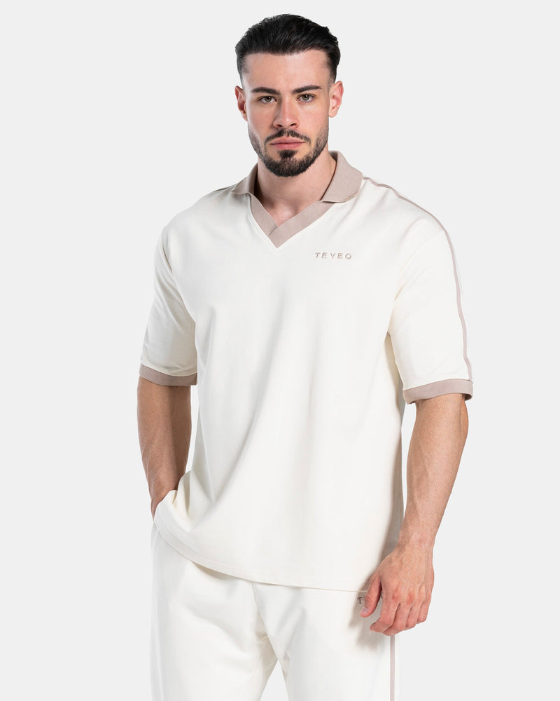Soft Polo T-Shirt "Off White"