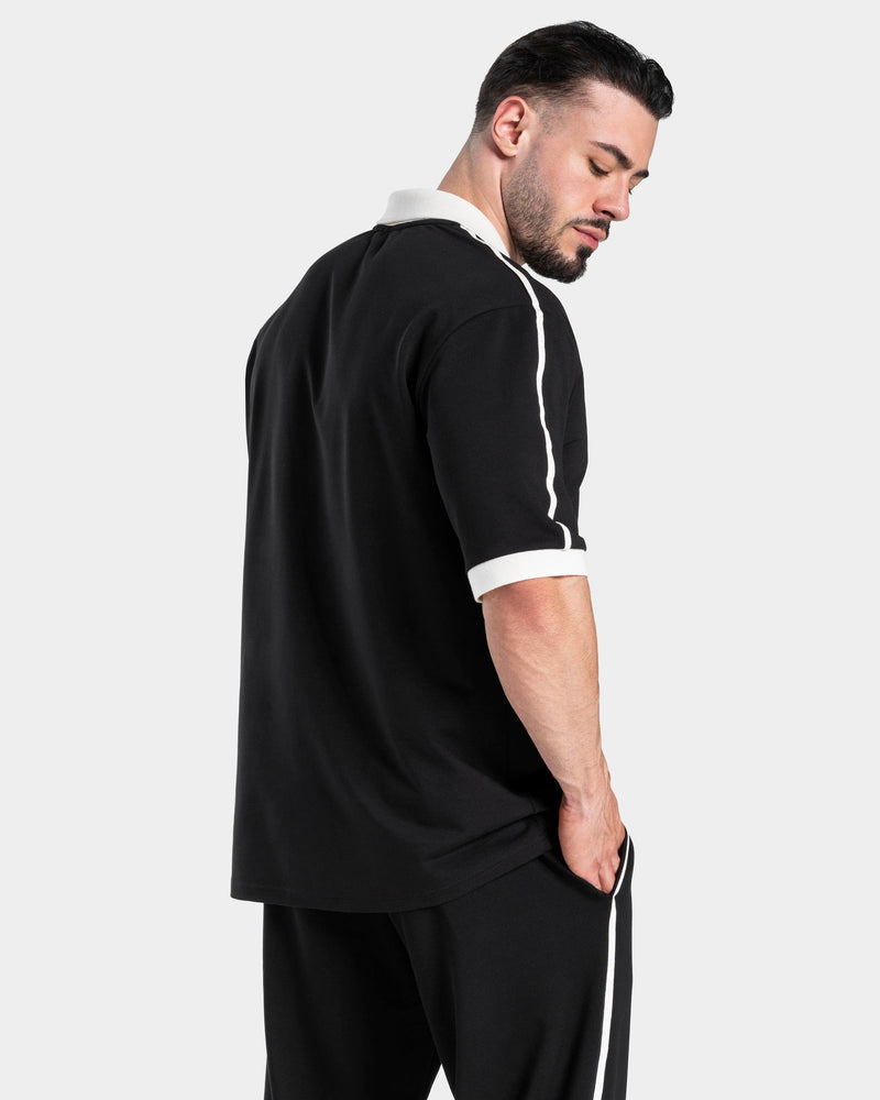 Soft Polo T-Shirt "Schwarz"