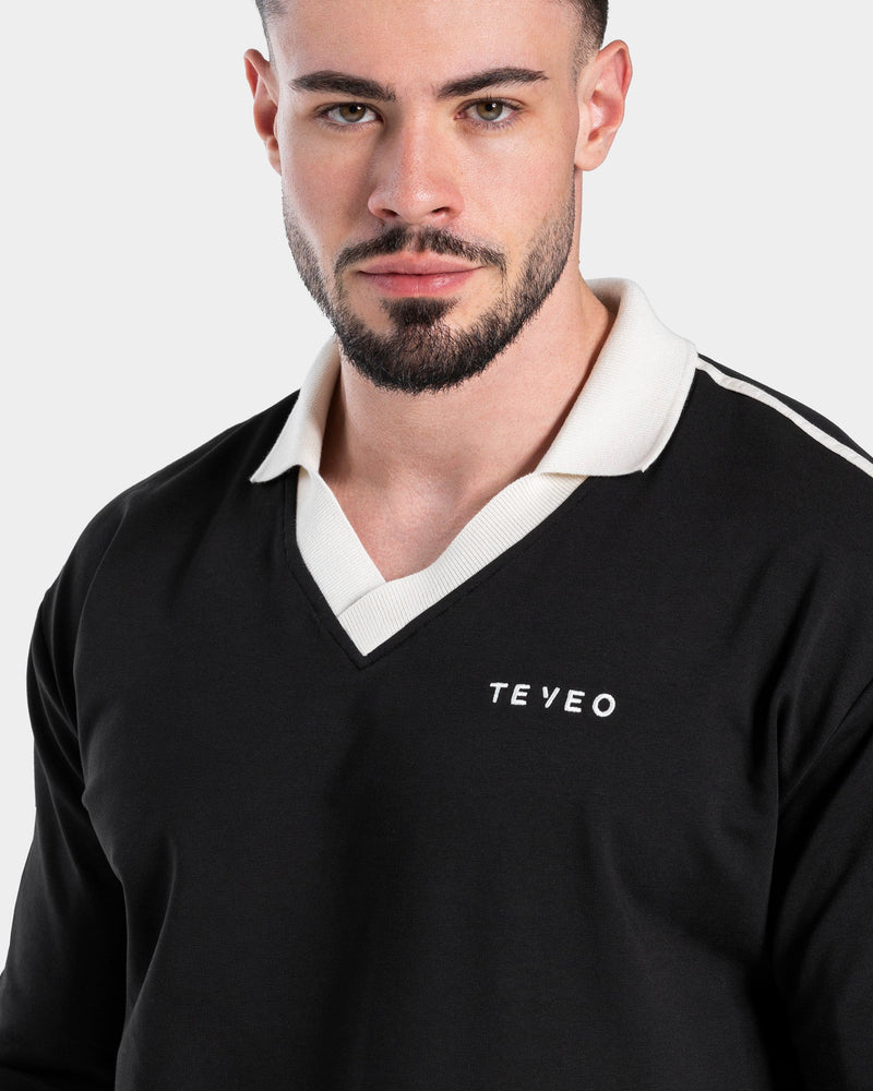 Soft Polo T-Shirt "Schwarz"