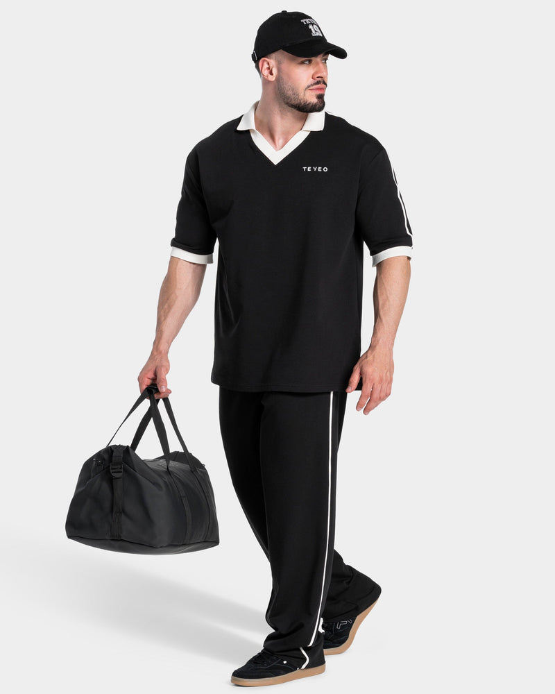 Soft Straight Leg Jogger "Schwarz"