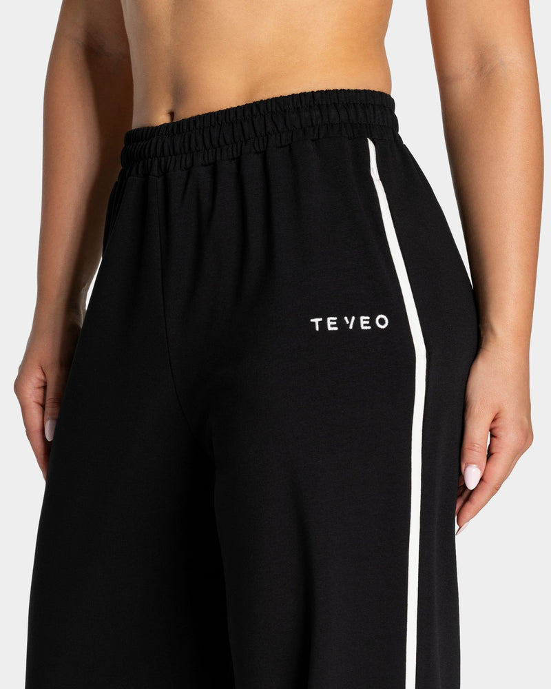 Soft Wide Leg Jogger Tall "Schwarz"