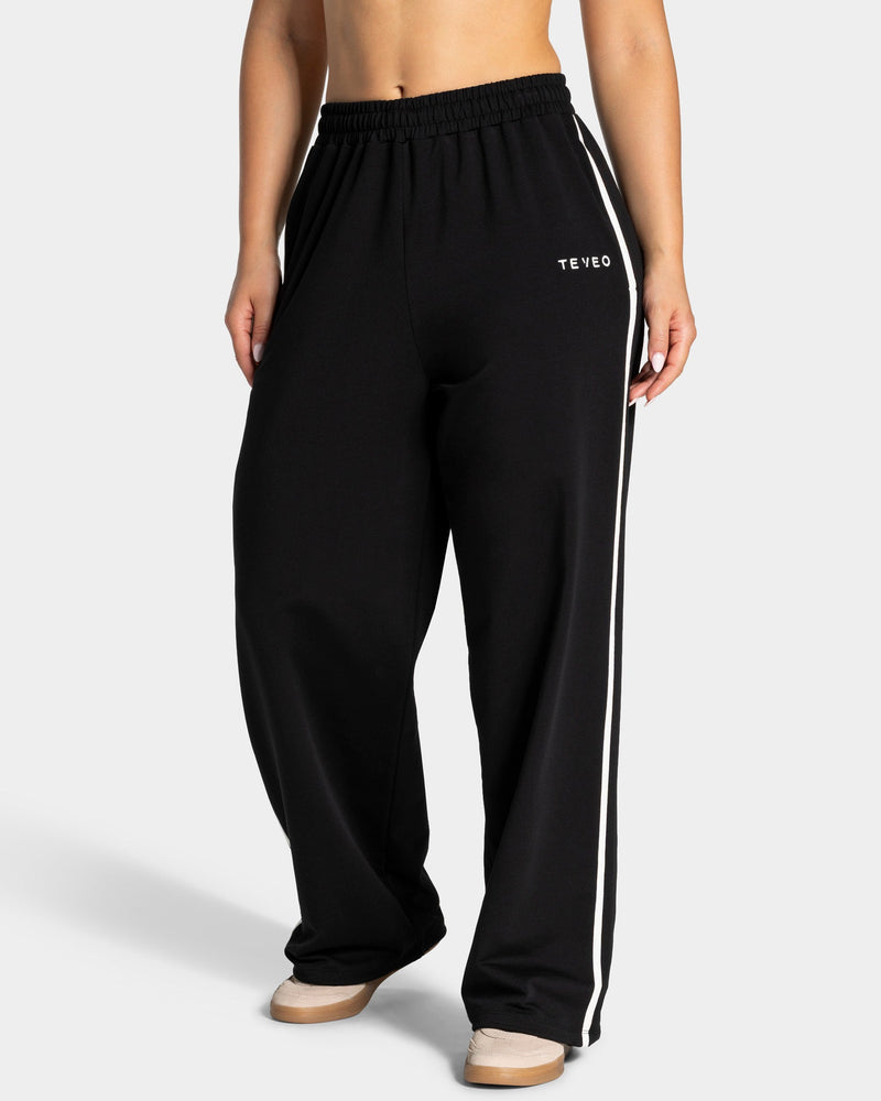 Soft Wide Leg Jogger Regular "Schwarz"